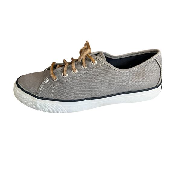 Sperry Canvas Low Top sneakers Gray 6.5 - Picture 1 of 8